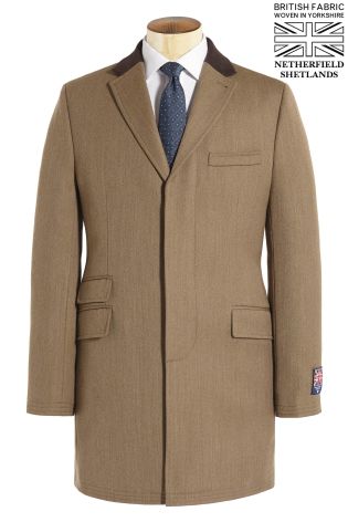 British Fabric Covert Coat